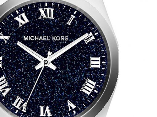 MK6113 שעון לוח כחול כוכבים מייקל קורס לנשים כסף