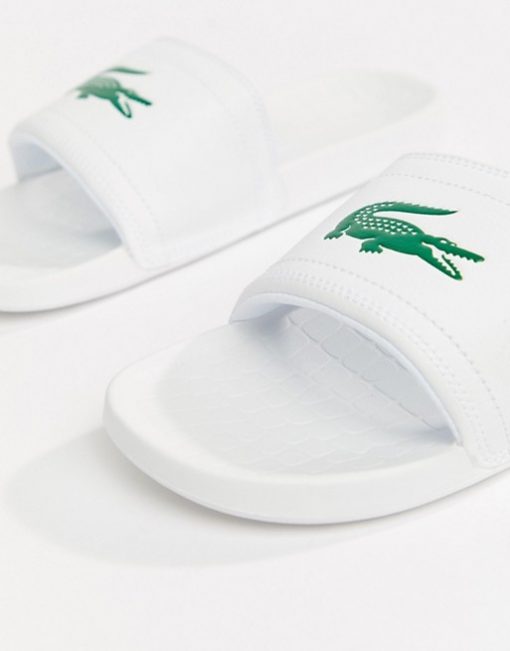 lifesta lacoste slide white1