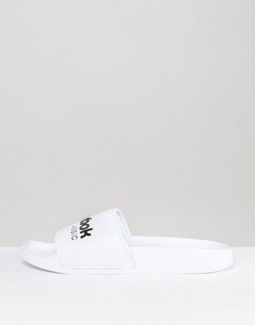 lifesta reebok classic slide white2