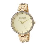 lifesta steve madden watch smw180 gold