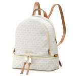 michael kors medium rhea backpack in vanilla – lifesta2