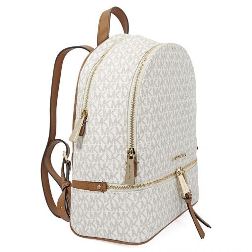 michael kors medium rhea backpack in vanilla – lifesta8