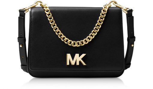 michael kors mott leather crossbody black – lifesta